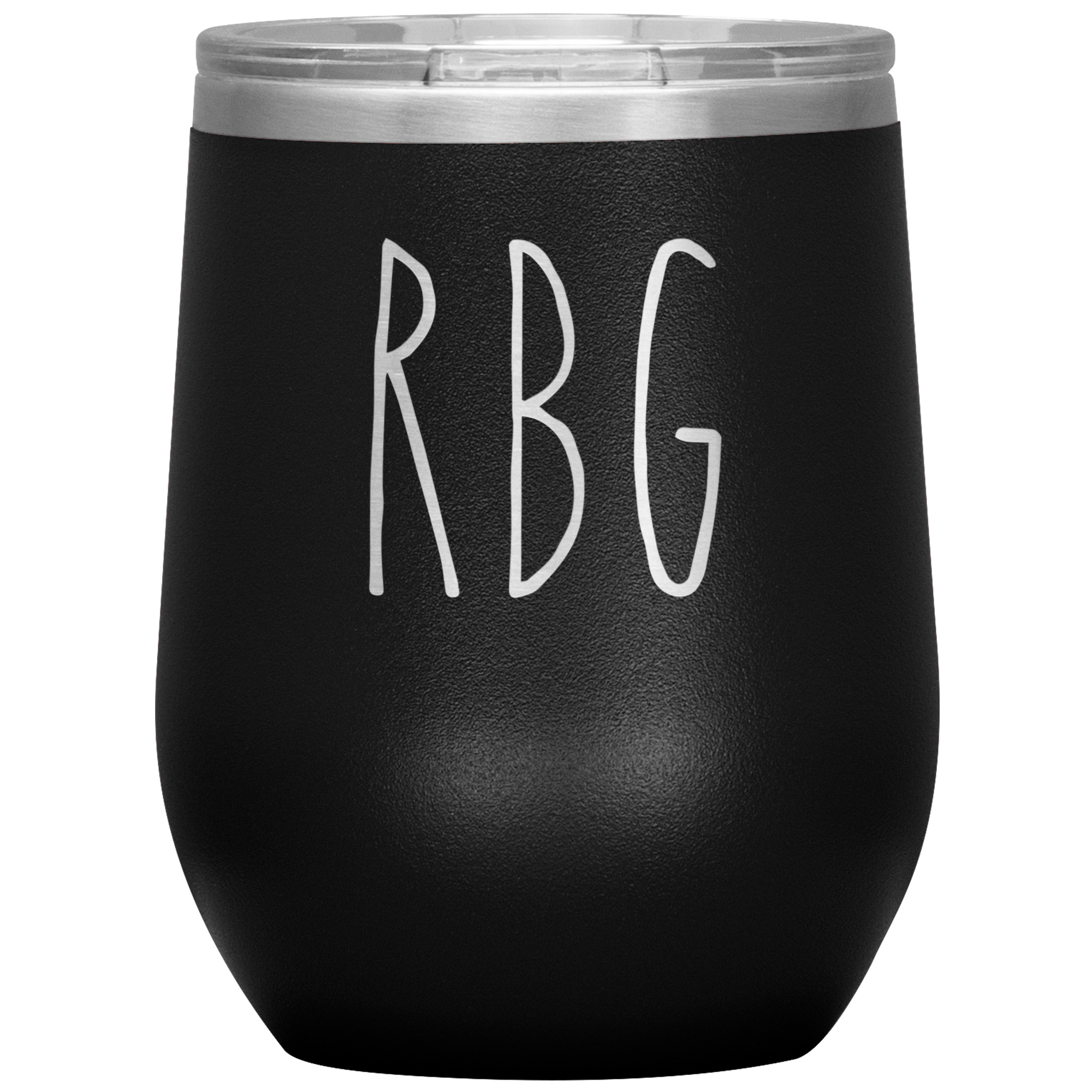 Ruth Bader Ginsburg Notorious RBG Wine Tumbler Stemless Stainless Steel Insulated BPA Free 12oz