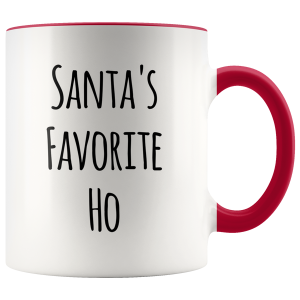 Santa's Favorite Ho Coffee Mug Holiday Gifts Naughty Christmas Mugs Funny Gag Gifts Gift Exchange Ideas Under 20 Coffee CUp