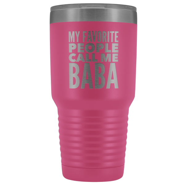 Baba Tumbler Gifts for Babas Metal Mug Double Wall Vacuum Insulated Hot Cold Travel Cup 30oz BPA Free