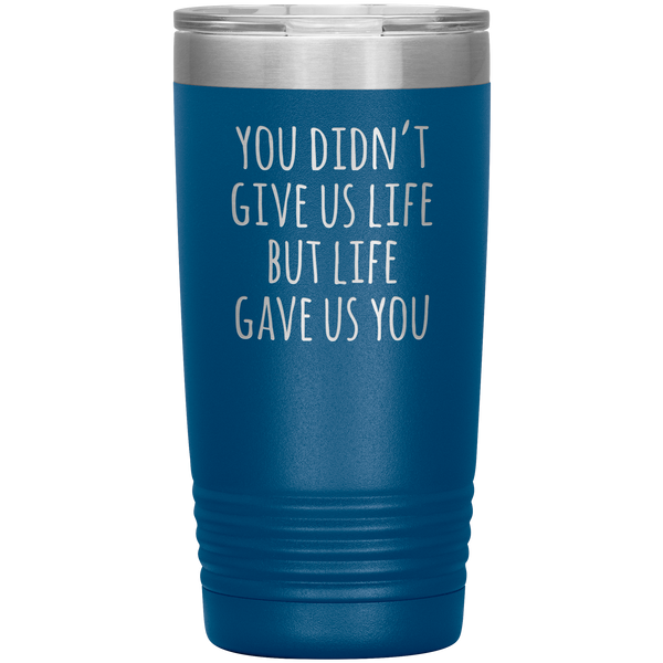 Stepmom Gift Idea for Stepmother Adoptive Mom Mother's Day Present From Us Stemless Insulated Tumbler Hot Cold BPA Free 20oz Travel Coffee Cup