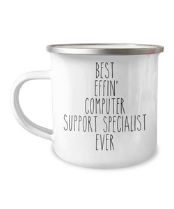 Gift For Computer Support Specialist Best Effin' Computer Support Specialist Ever Camping Mug Coffee Cup Funny Coworker Gifts