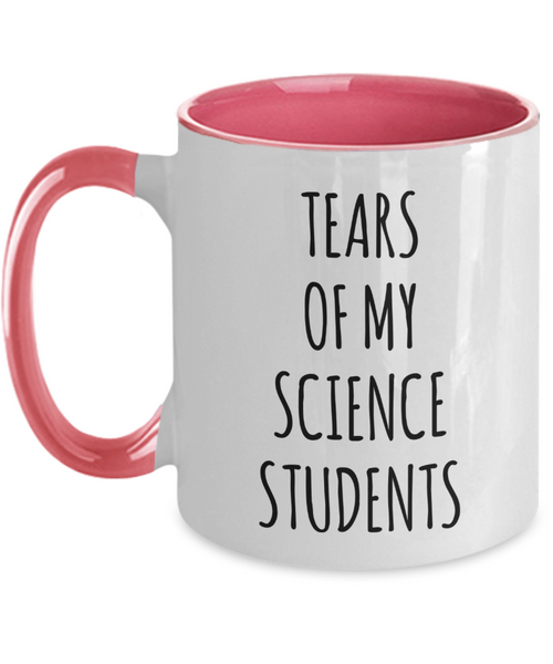 Tears Of My Science Students Mug Two-Tone Coffee Cup Funny Gift