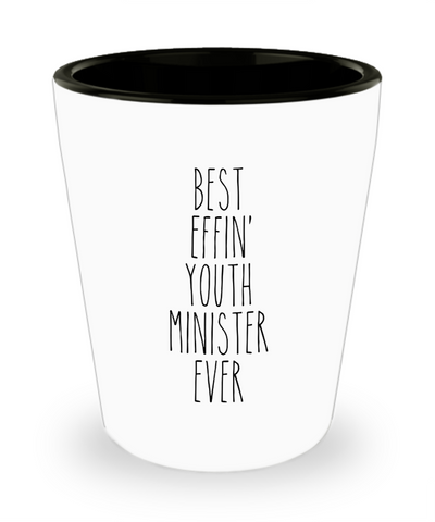 Gift For Youth Minister Best Effin' Youth Minister Ever Ceramic Shot Glass Funny Coworker Gifts