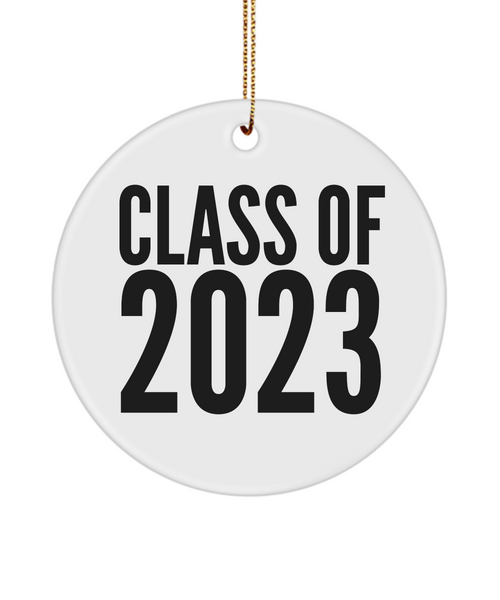 Class Of 2023 Ceramic Christmas Tree Ornament