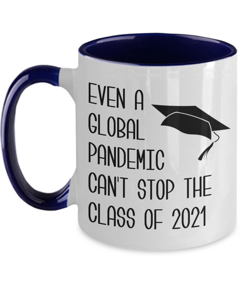 Class of 2021 Graduation Mug Diploma for the Graduate Two-Toned Coffee Cup