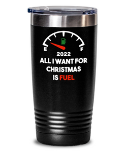 2022 Gas Tumbler Gas Prices Humor Mug Insulated Travel Fuel Coffee Cup Funny Gift for Friend Christmas Gift for Coworker