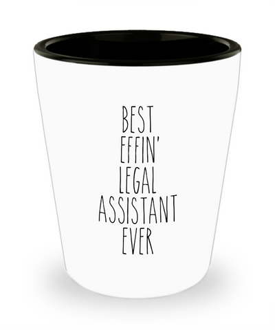Gift For Legal Assistant Best Effin' Legal Assistant Ever Ceramic Shot Glass Funny Coworker Gifts