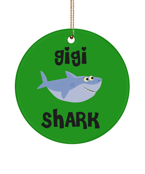 Gigi Shark Ceramic Christmas Tree Ornament