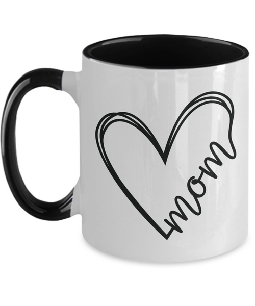 Mom Mug Two-Tone Coffee Cup Funny Gift
