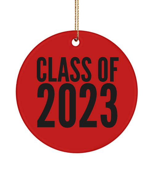 Class Of 2023 Ceramic Christmas Tree Ornament