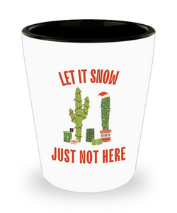 Christmas Cactus, New Mexico Gifts, Arizona Shot Glass, Arizona Gifts, Cactus Lover Gift, Ceramic Shot Glass