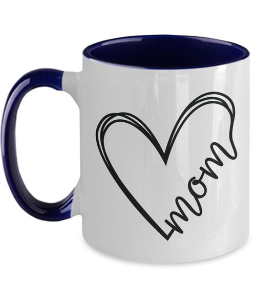 Mom Mug Two-Tone Coffee Cup Funny Gift
