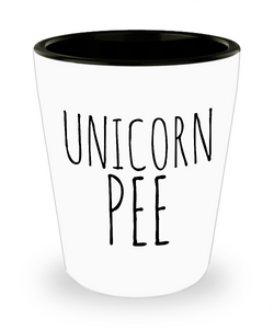 Unicorn Pee Shot Glass Funny Ceramic Shot Glasses