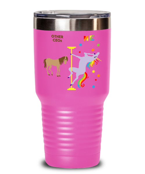 Gift For Ceo Rainbow Unicorn Mug Cute Insulated Drink Tumbler Travel Coffee Cup