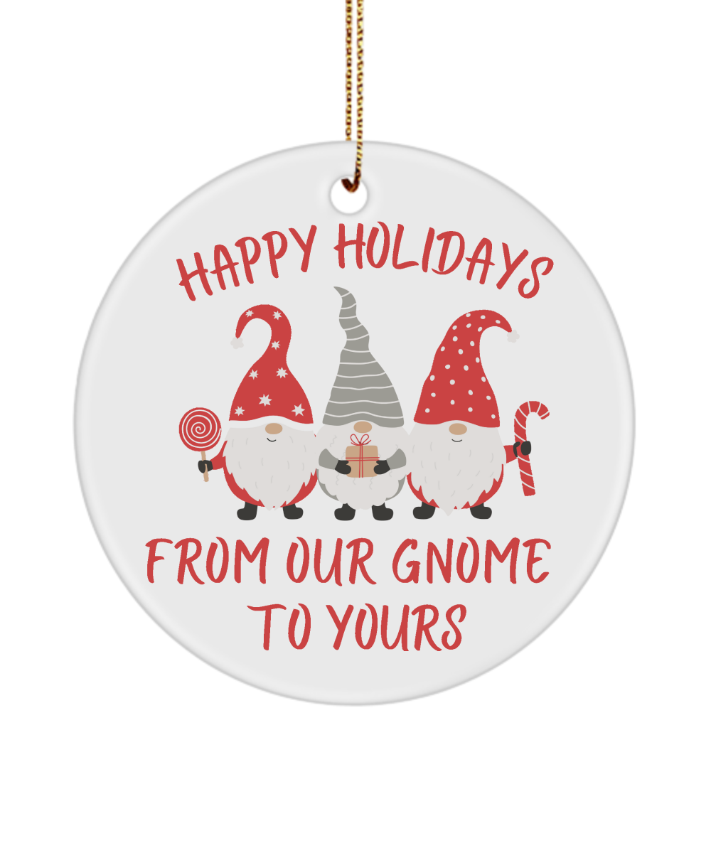 Neighbor Ornament, Neighbor Gift, Gift for Neighbor, Gnome Ornament, Gnome Ornaments, Holiday Gnome, Winter Gnome,