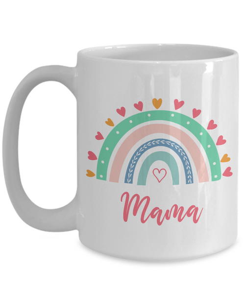 Mama Mug Mama Rainbow Mug Mother's Day Present Mama Rainbow Coffee Mug New Mama Mug Mama Coffee Cup Gift for Mom