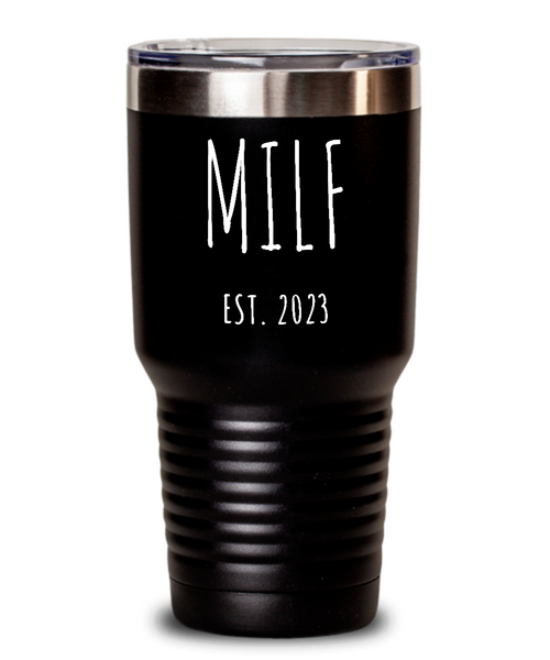 MILF 2023 Insulated Drink Tumbler Travel Cup Funny Gift