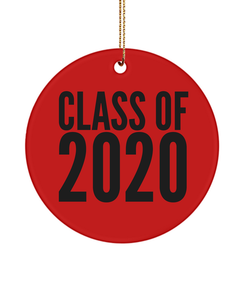 Class Of 2020 Ceramic Christmas Tree Ornament