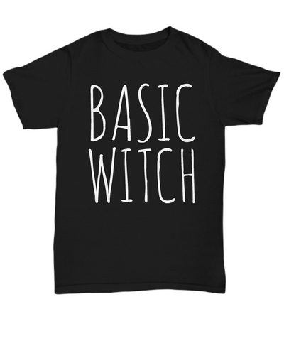 Basic Witch Shirt Black Unisex T-Shirt Halloween Gift