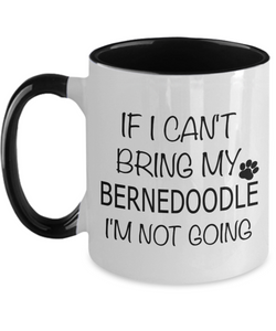Bernedoodle Gifts, Bernedoodle Gift, Bernedoodle Mug, Bernedoodle Two Toned Coffee Cup