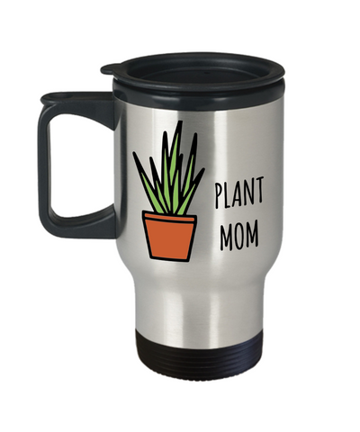 Proud Stay at Home Plant Mom Mug Funny Stainless Steel Insulated Travel Coffee Cup-Cute But Rude