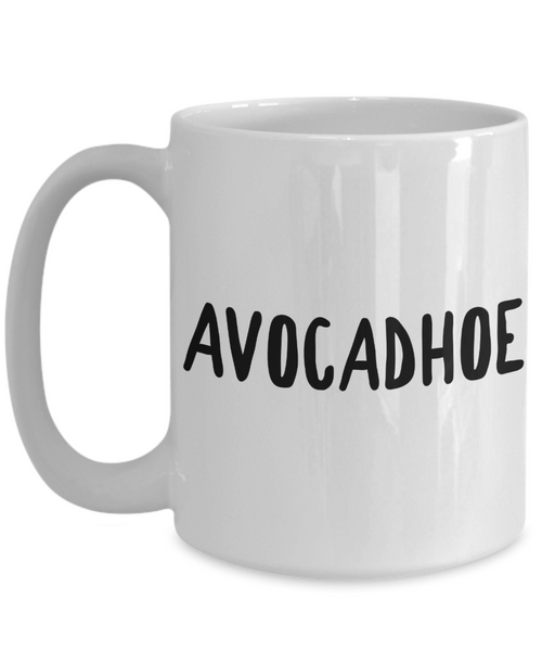 Avocadhoe Funny Avocado Mug Ceramic Coffee Cup for Avacado Lovers