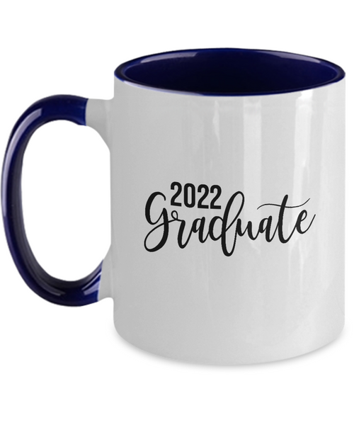 Graduate 2022 Mug Two-Tone Coffee Cup Funny Gift