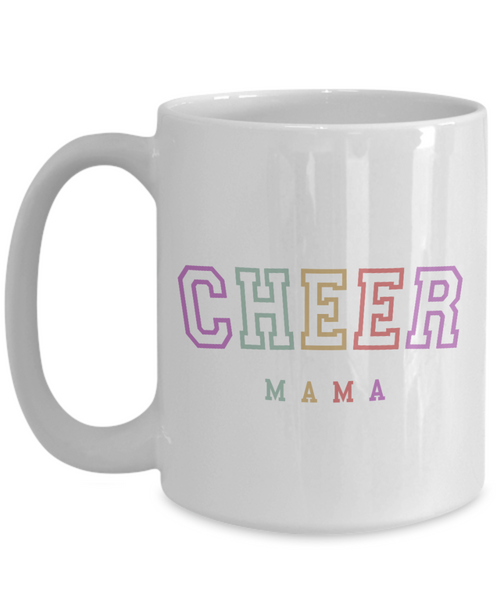 Cheer Mama, Cheer Mom Gift, Cheer Mom Mug, Mother's Day, Gift for Mom, Cheer Coach Gift, Coffee Cup