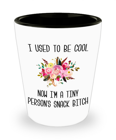 I Used To Be Cool Ceramic Shot Glass Funny Gift