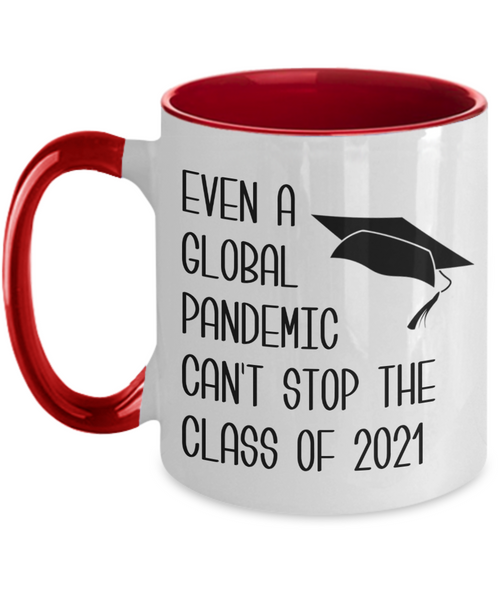 Class of 2021 Graduation Mug Diploma for the Graduate Two-Toned Coffee Cup