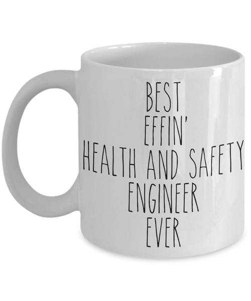 Gift For Health And Safety Engineer Best Effin' Health And Safety Engineer Ever Mug Coffee Cup Funny Coworker Gifts