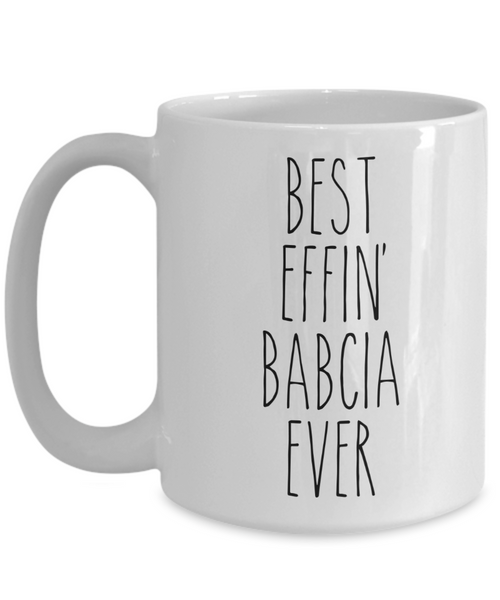 Polish Babcia Gifts, Babcia Mug, Babcia Gift, Gift From Grandkids, Best Effin Babcia Ever Coffee Cup