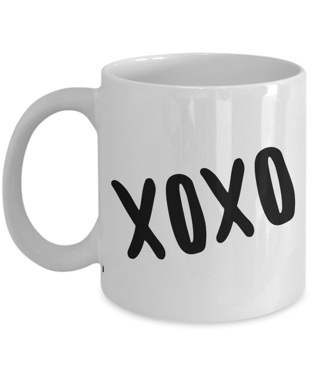 XOXO Cute Coffee Mug Ceramic Coffee Cup-Cute But Rude