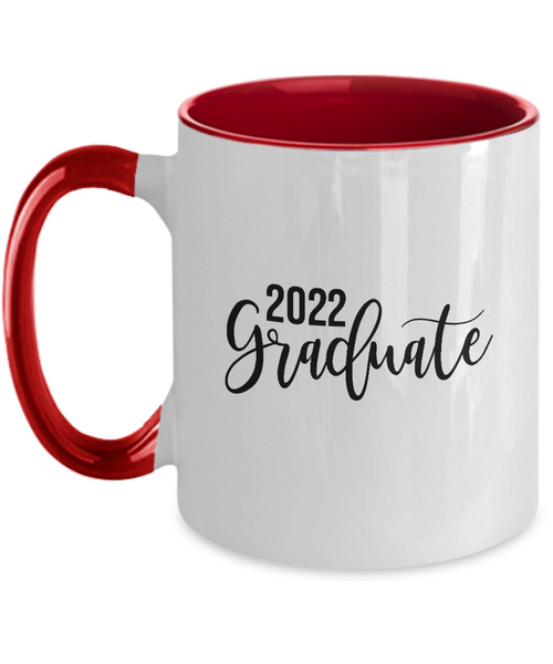 Graduate 2022 Mug Two-Tone Coffee Cup Funny Gift