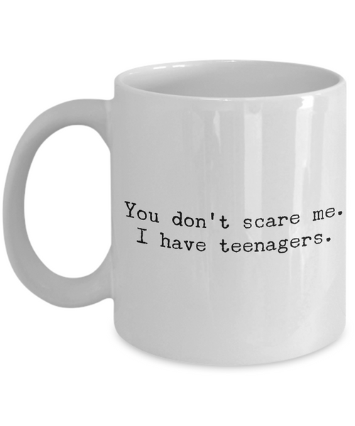 Gifts for Mom - You Don't Scare Me I Have Teenagers - Funny Mom Gifts-HollyWood & Twine