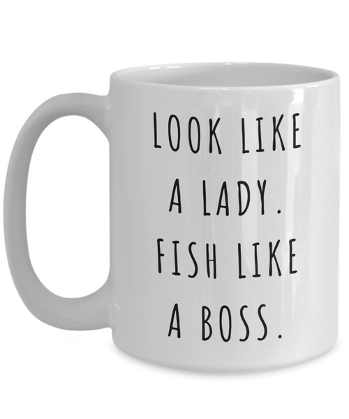 Fishing Gifts for Women, Fishing Mug, Saltwater Fishing Mug, Fish Coffee Cup