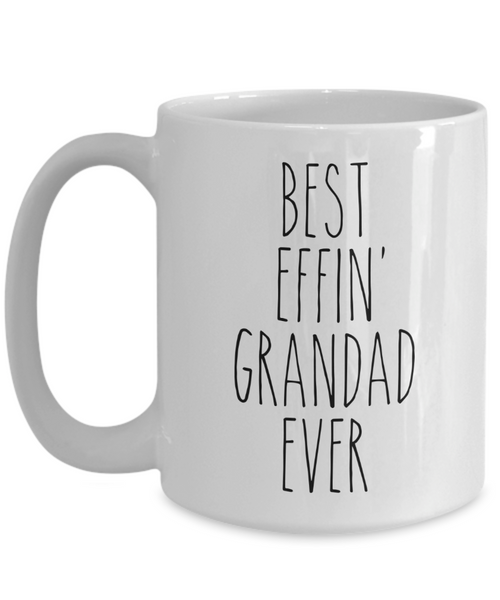 Gift For Grandad Best Effin' Grandad Ever Mug Coffee Cup Funny Coworker Gifts