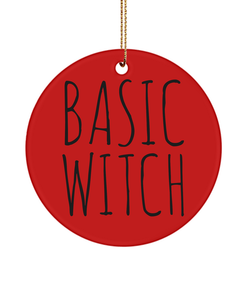 Halloween Witch Ornament Basic Witch Ceramic Christmas Tree Ornament