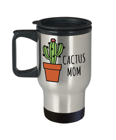 Cactus Mom Mug Stainless Steel Insulated Travel Coffee Cup Gift-Cute But Rude