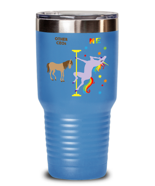 Gift For Ceo Rainbow Unicorn Mug Cute Insulated Drink Tumbler Travel Coffee Cup