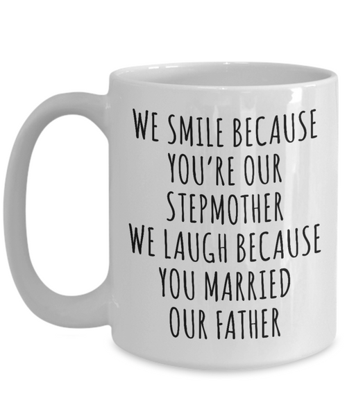 Stepmom Mug From Kids Step Mom Gifts Stepmother Mug Gifts for Step-Mom Present for Stepparent Mother's Day Funny Gift for Stepmom Coffee Cup