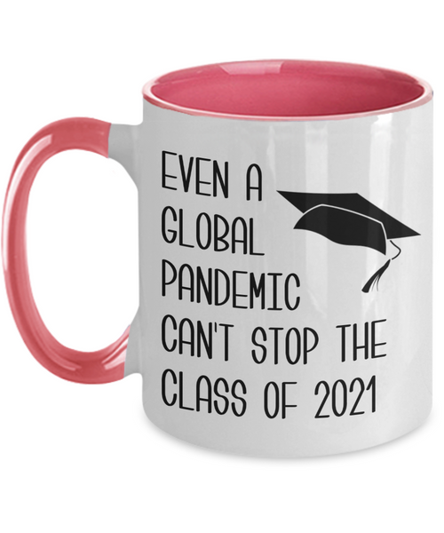 Class of 2021 Graduation Mug Diploma for the Graduate Two-Toned Coffee Cup