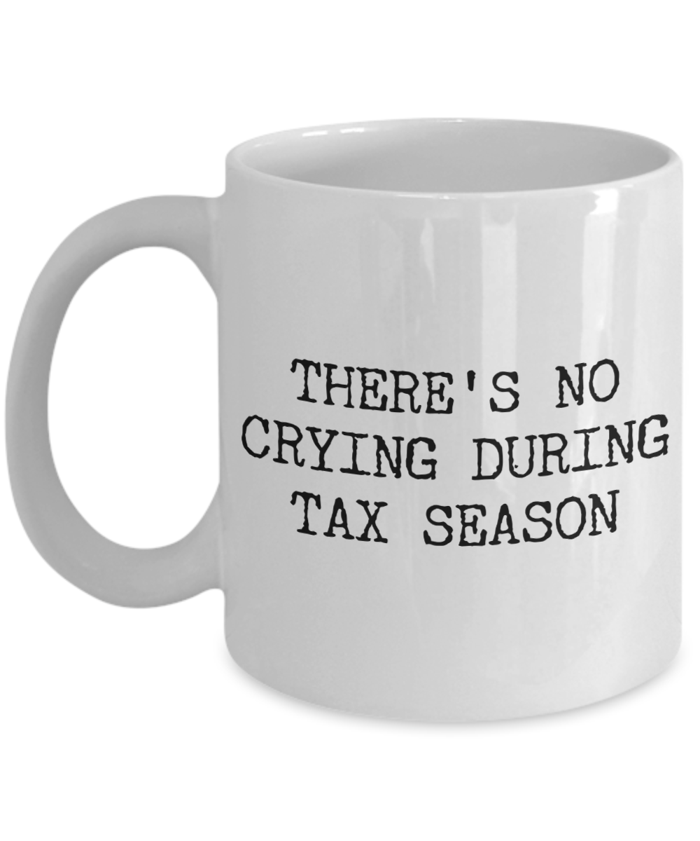 Tax Accountant Mug Income Tax Gag Gift There's No Crying During Tax Se   Cute But Rude