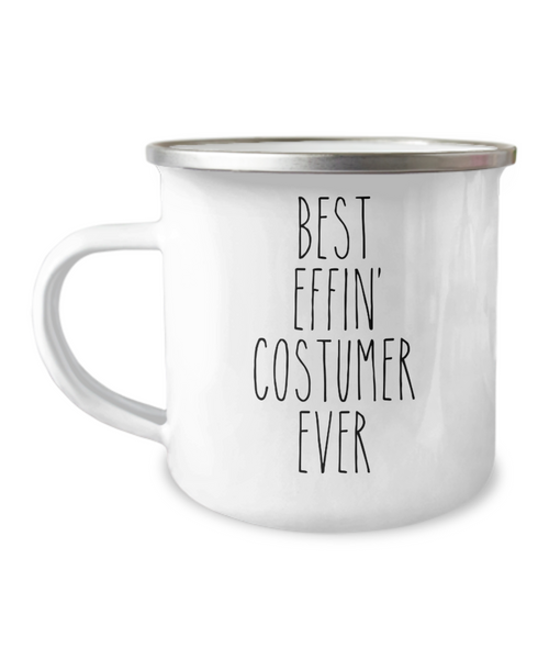 Gift For Costumer Best Effin' Costumer Ever Camping Mug Coffee Cup Funny Coworker Gifts