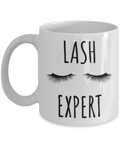 Lash Tech Mug Eyelash Artist Gifts Lashes Lash Expert Coffee Cup-Cute But Rude