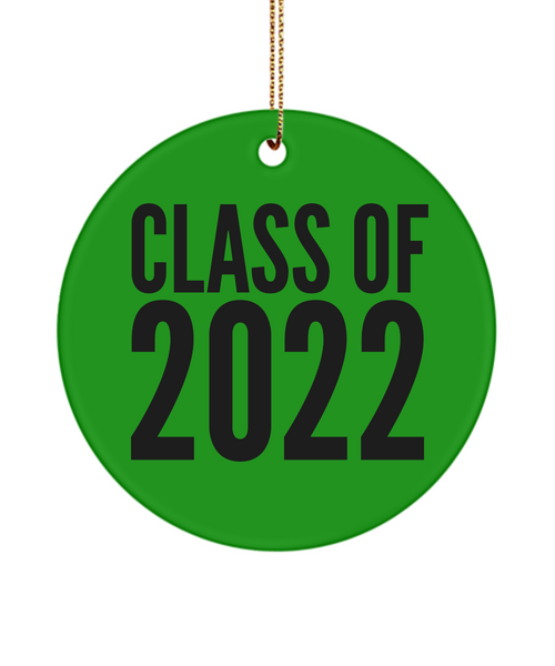 Class Of 2022 Ceramic Christmas Tree Ornament