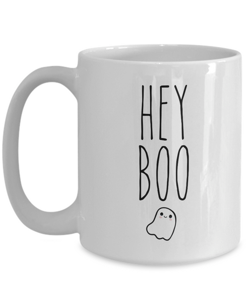 Hey Boo Mug Coffee Cup Funny Gift