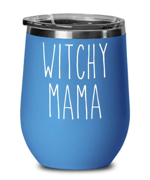 Witchy Mama Insulated Wine Tumbler 12oz Travel Cup Funny Gift
