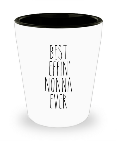 Gift For Nonna Best Effin' Nonna Ever Ceramic Shot Glass Funny Coworker Gifts