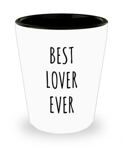 Best Lover Ever Ceramic Shot Glass Valentine's Day Gift Idea